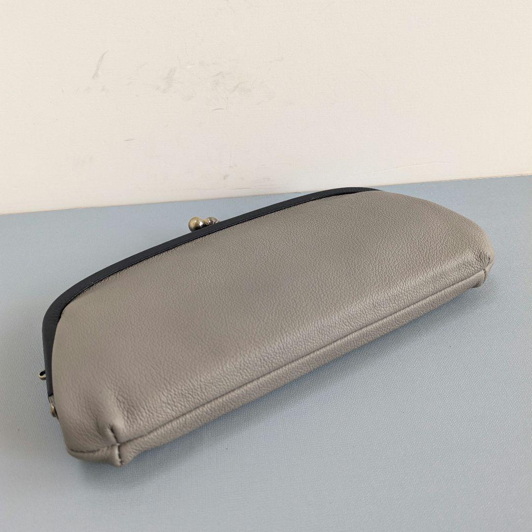 親子がま口お財布　ハンドメイド　革