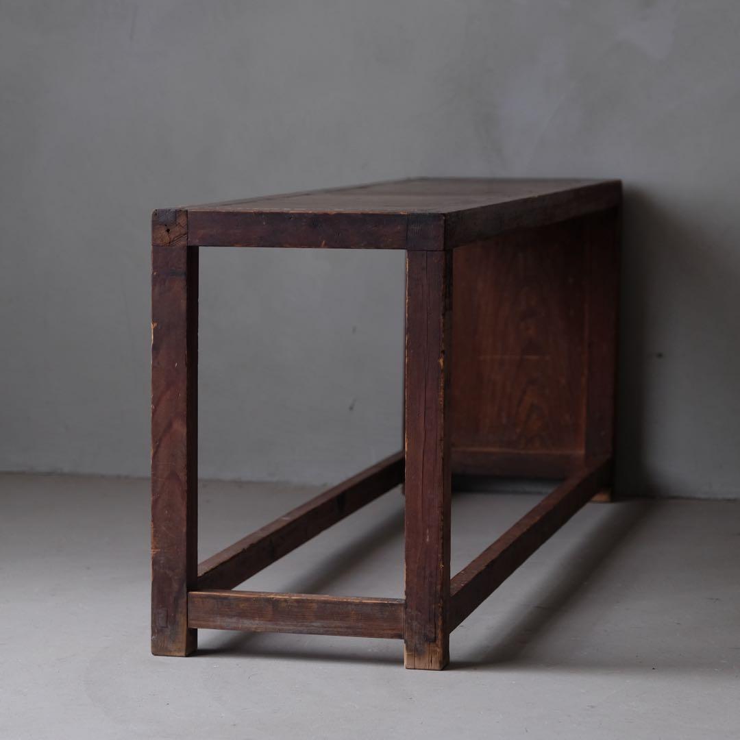 杉材 古い展示台　花台 ローボード 古家具 古道具 アンティーク 昭和レトロ