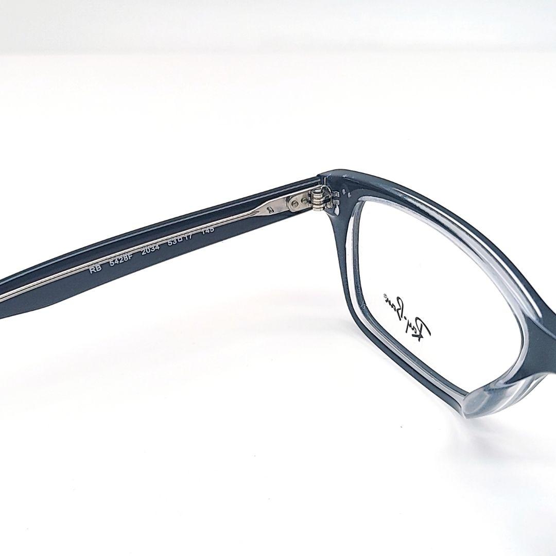 Ray-Ban ブラック RB 5428F メガネ(度あり対応)