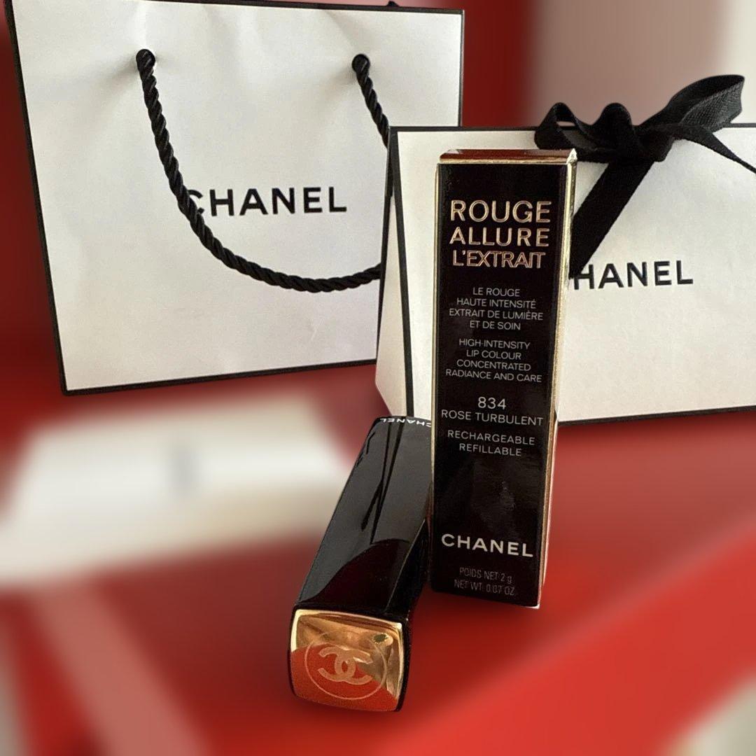 CHANEL ルージュアリュールレクストレ834 ローズ タービュラン