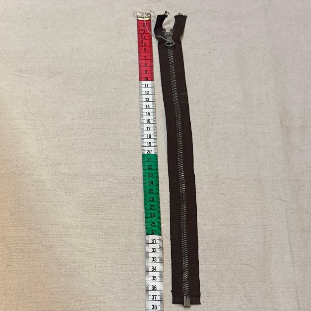 40s パーツ 修理 CONMAR ベル型 コンマー ジッパー コの字 前開き
