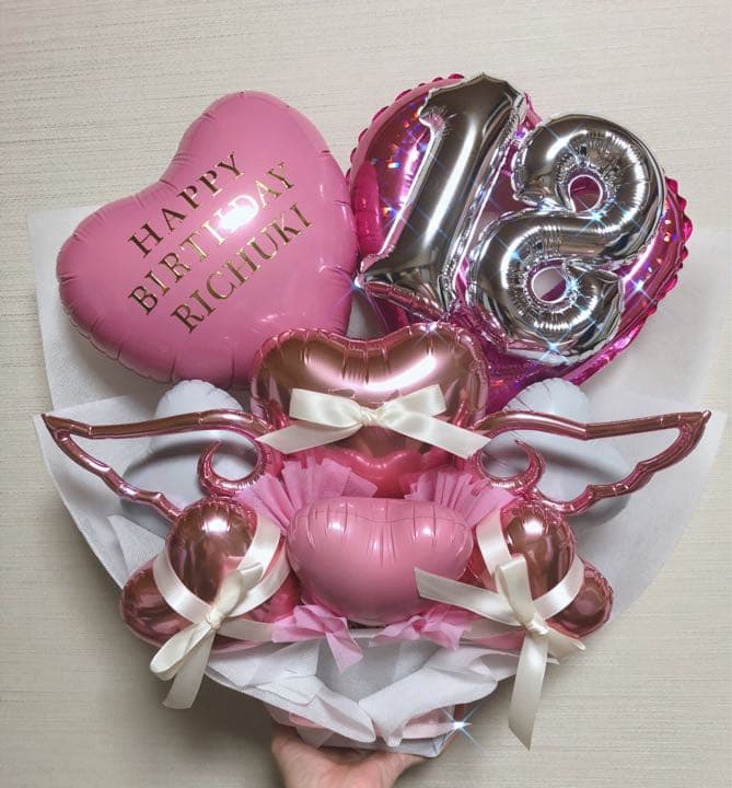 バルーンギフト　推し　バルーンアレンジ  誕生日　生誕祭　推し活