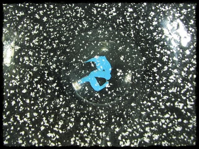 写真家 浅井 慎平 硝子工芸作家 気泡ガラス 泡入 鉢 茶道具 菓子器 g22