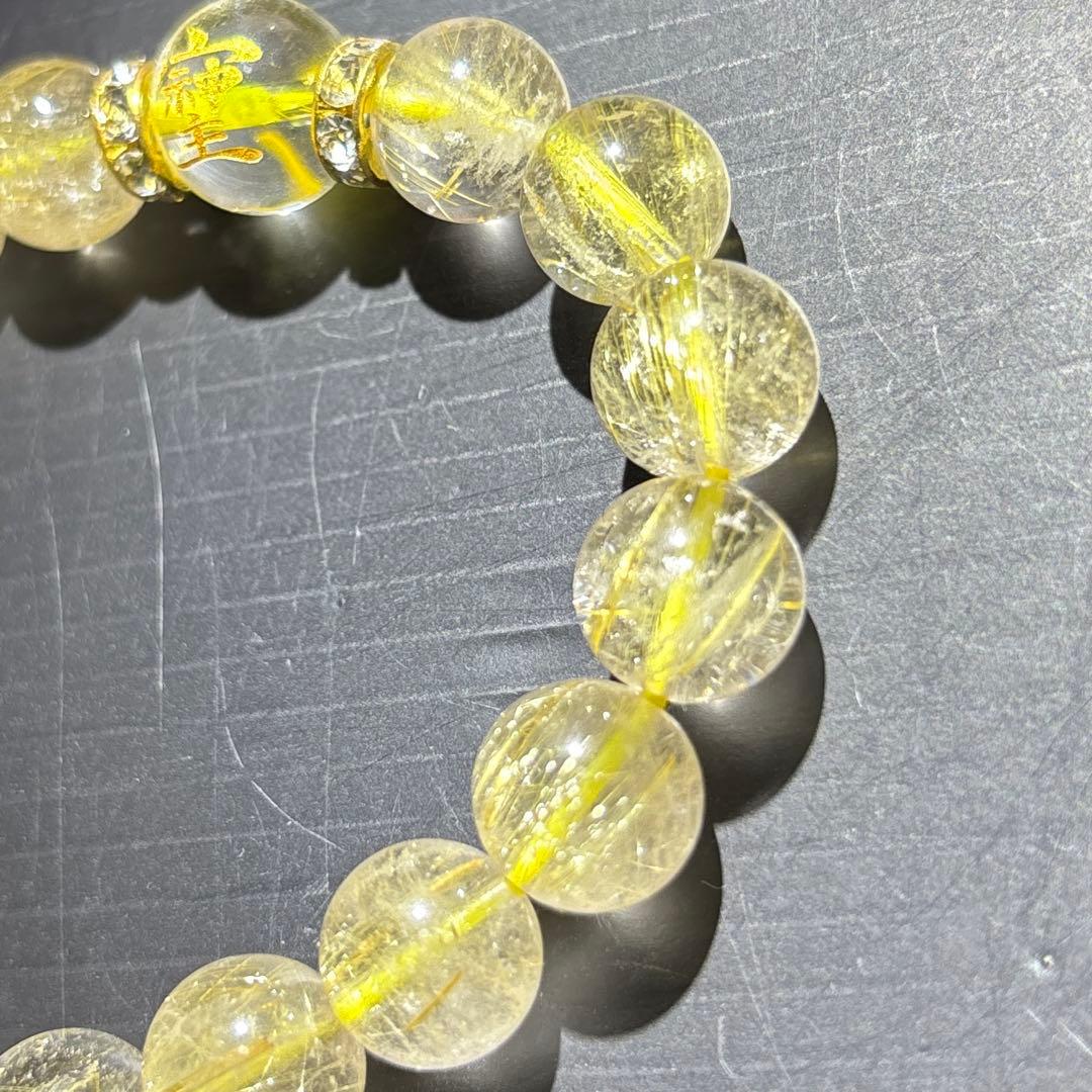 そしじ　ルチルクォーツ　ブレス　ルチル　ゴールドルチル　水晶　金運　パチンコ