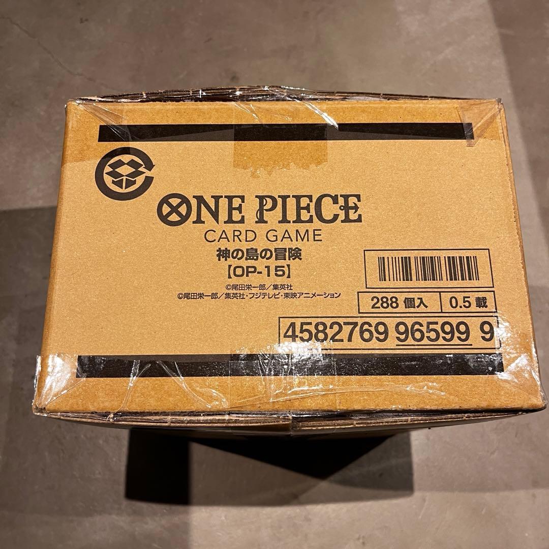 新品未開封 ワンピースカードゲーム　神の島の冒険 1カートン 12BOX