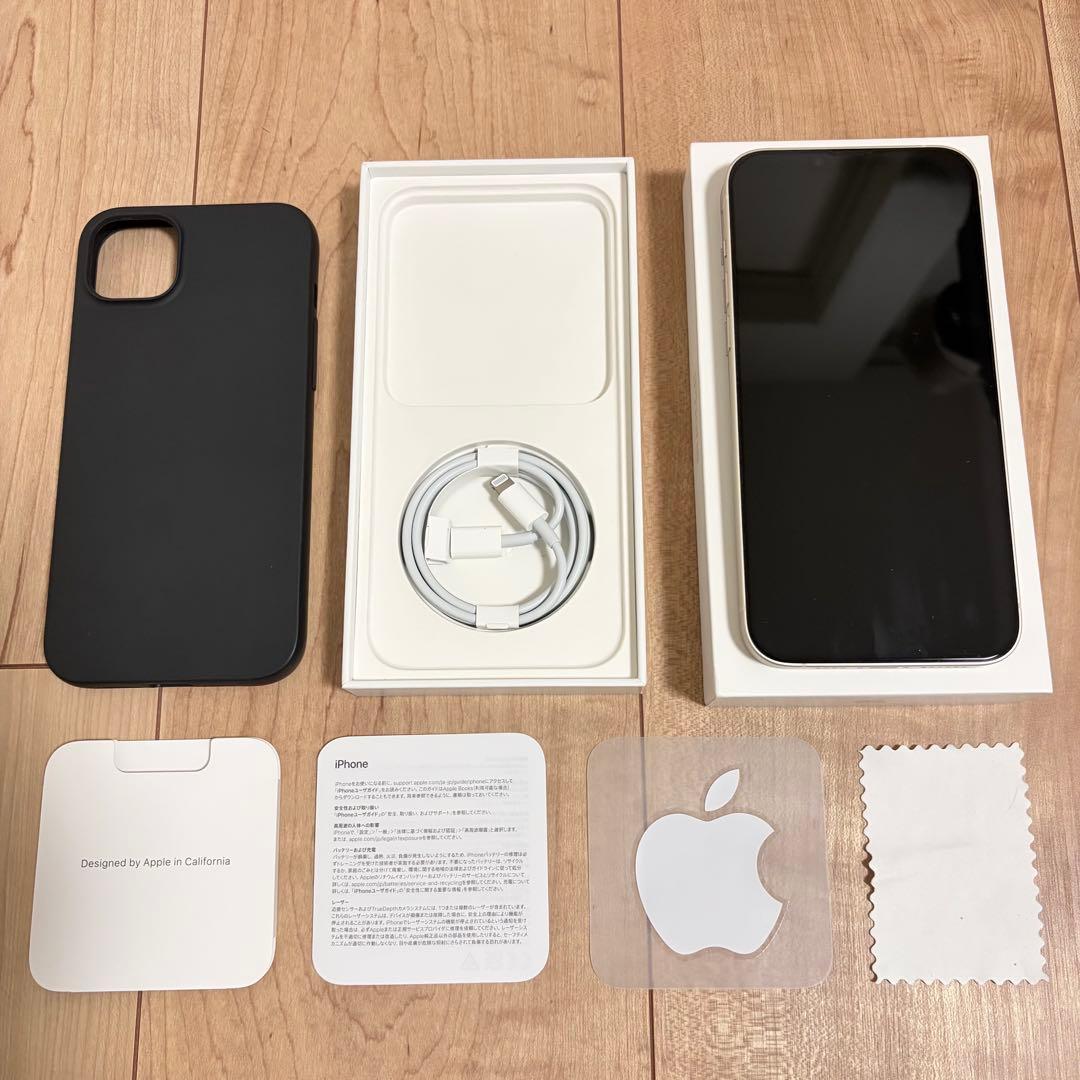 iPhone14Plus 128GB ホワイト 美品 バッテリー容量87%