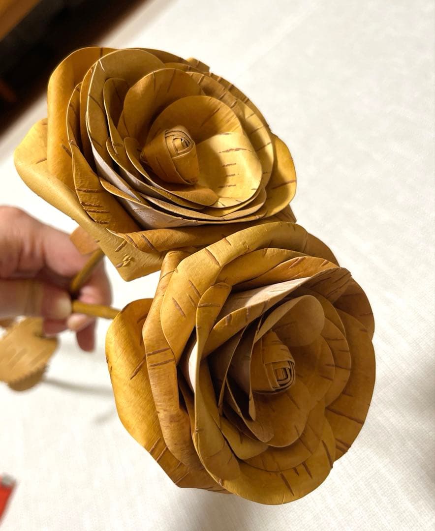 白樺の薔薇　2本セット
