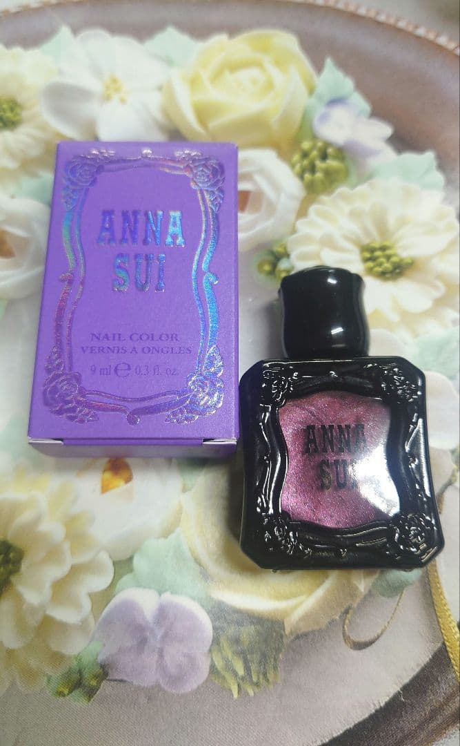 新品♡ANNASUIアナスイ♡ネイル4本・ネイルケアオイル・カラービーズ♡全6点