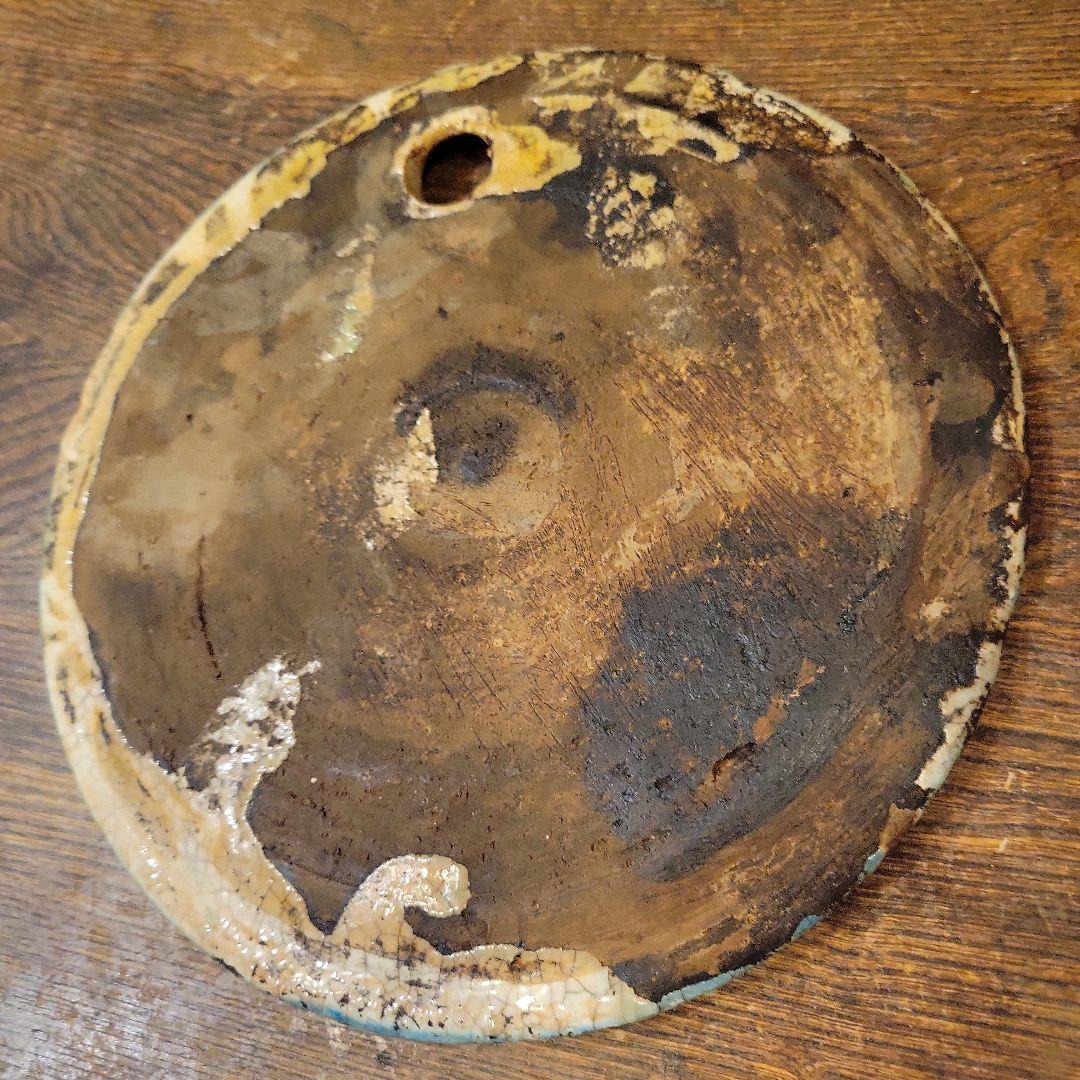 イラン　みつばちタイル　Bee Tile みつばちの巣箱の蓋　アンティーク