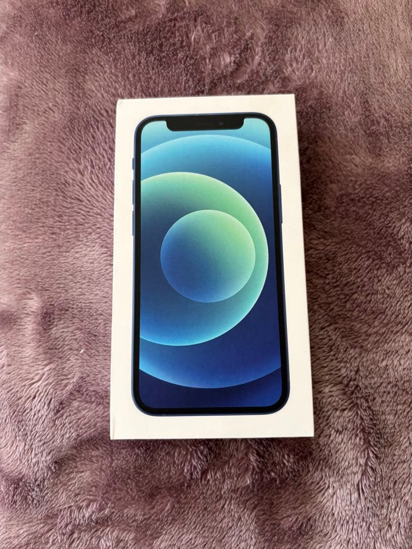 Apple iPhone 12 mini青色 本体 箱付き