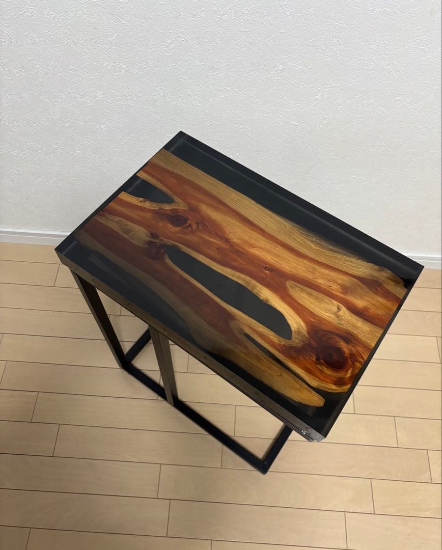 レジンテーブル　サイドテーブル　天板のみ　ハンドメイド　45×30cm