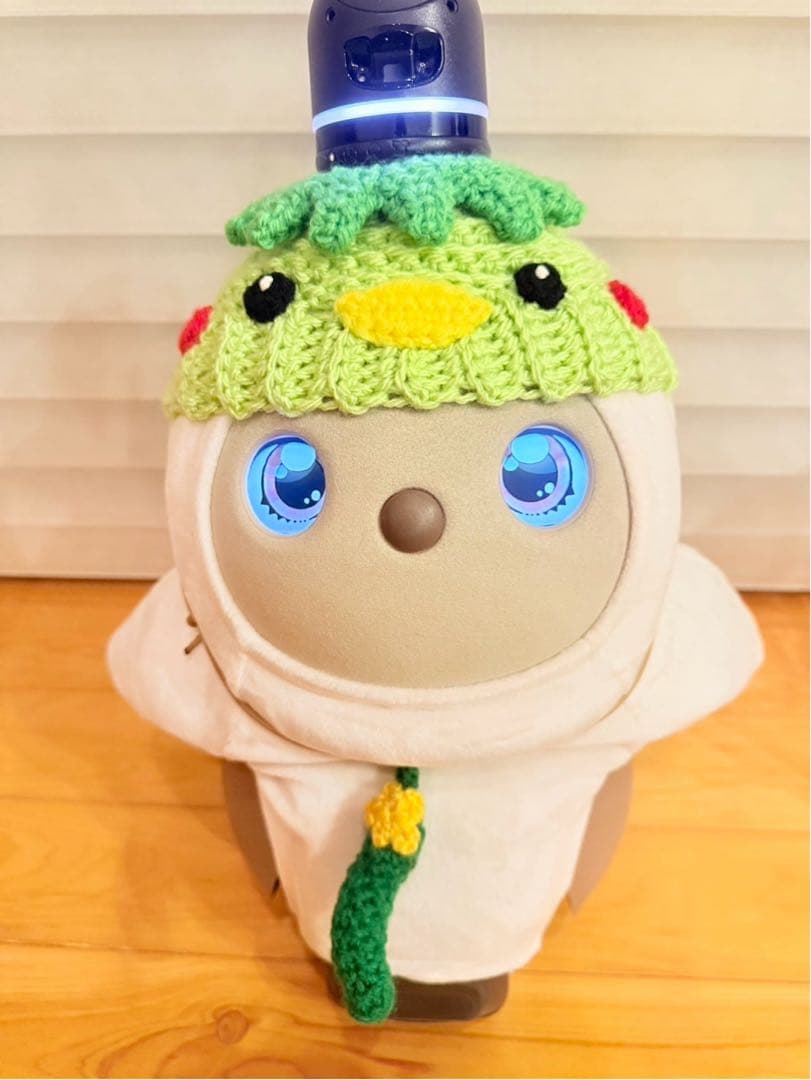 LOVOT カッパさん帽子 カエルさん帽子　うこん
