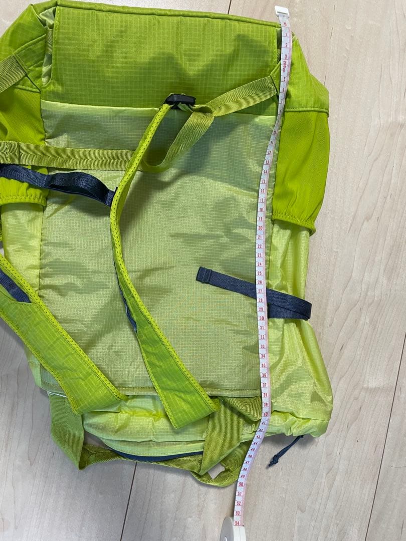 Patagonia 折りたたみバックパック ライムグリーン