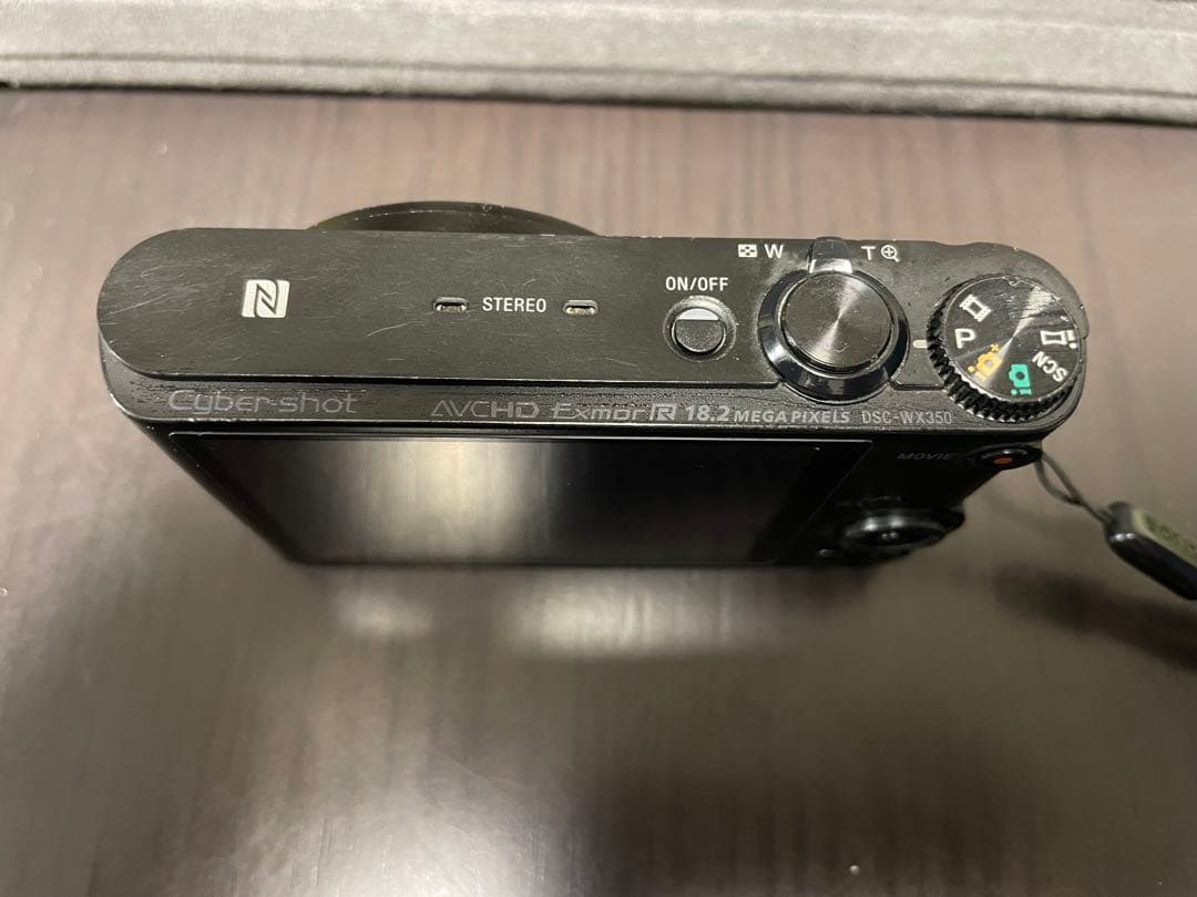 現状品 ソニー デジタルカメラ サイバーショット DSC-WX350 ブラック