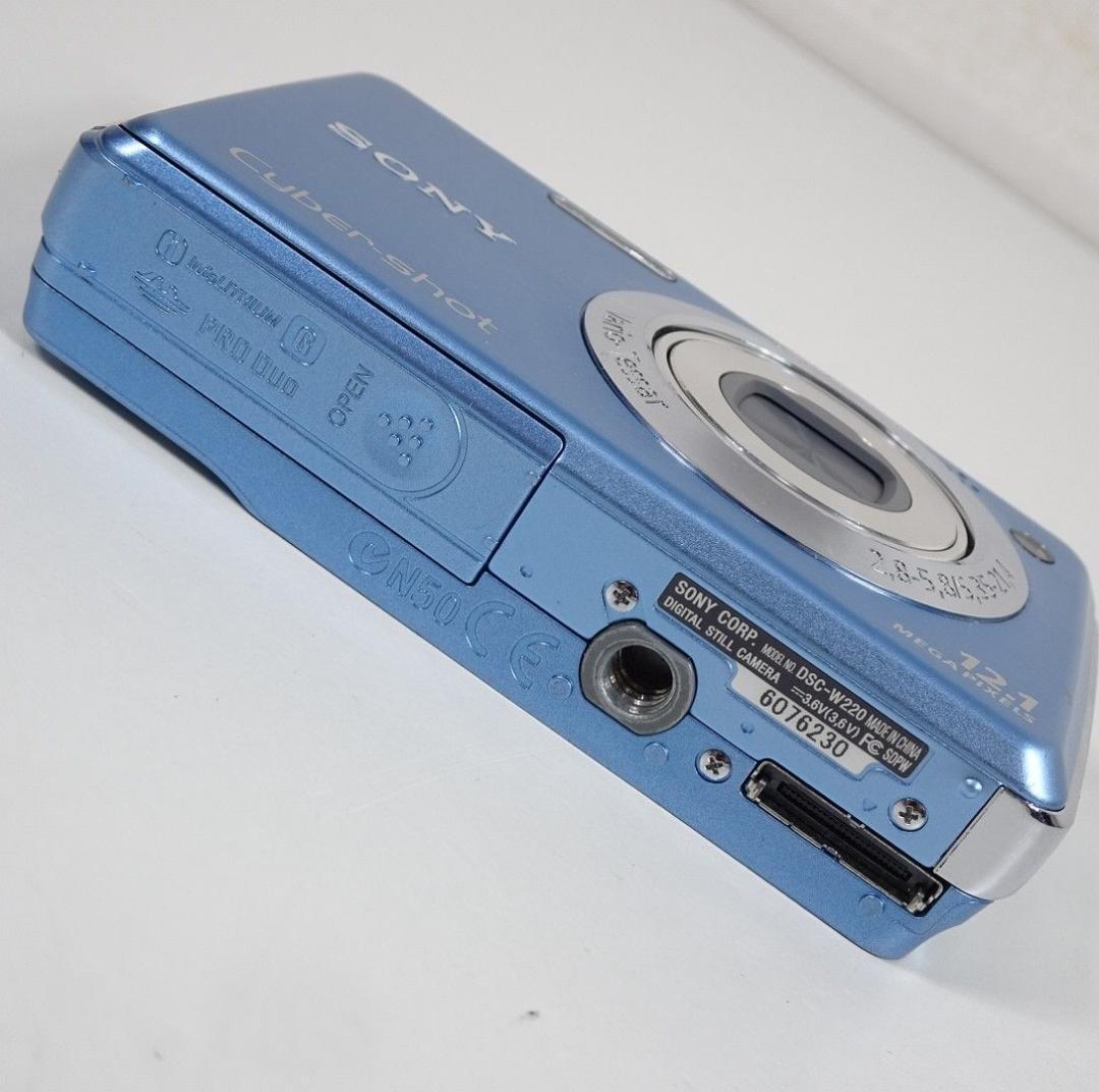 ソニー サイバーショット DSC-W220 ブルー SONY Cybershot