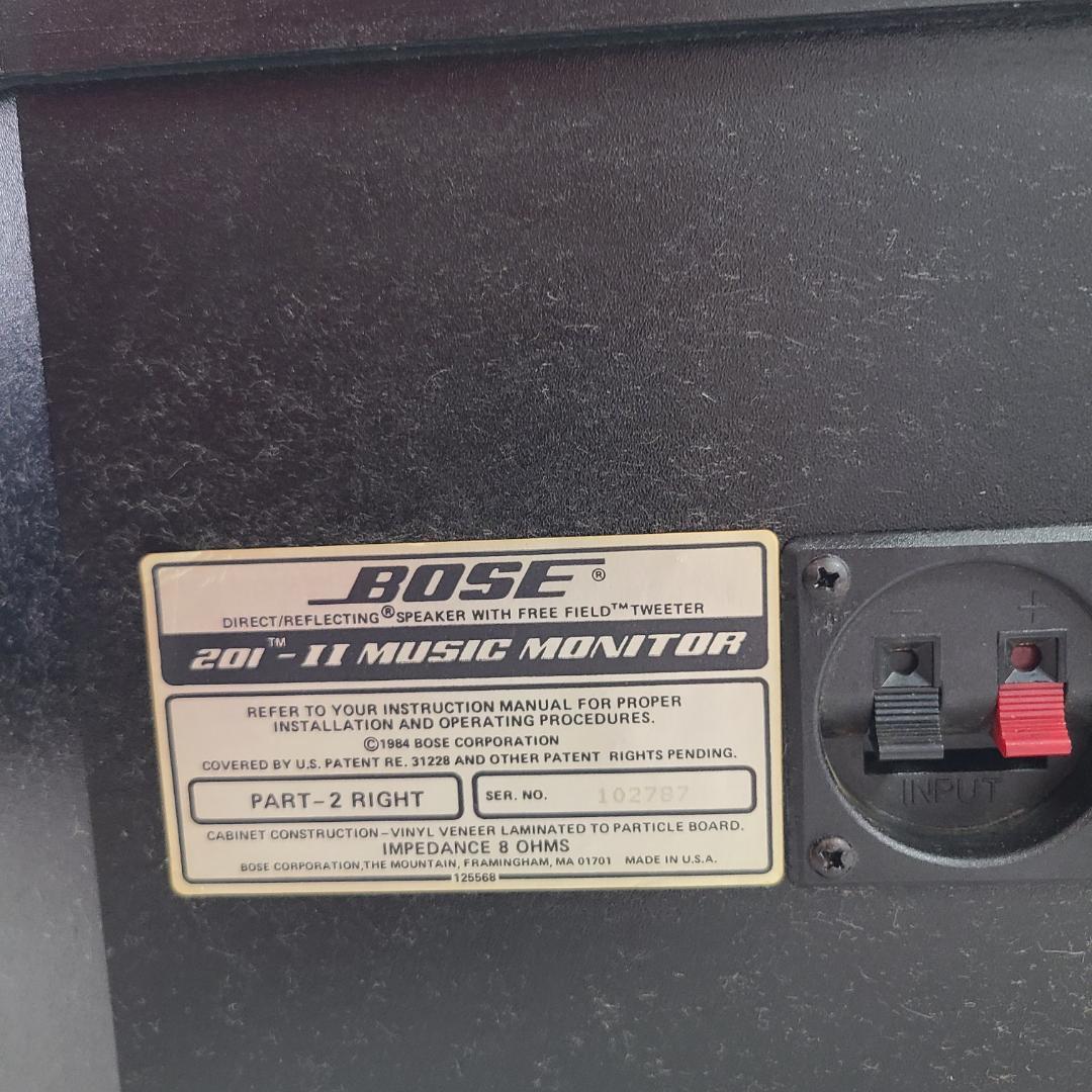 Bose 201-II ミュージックモニター スピーカー