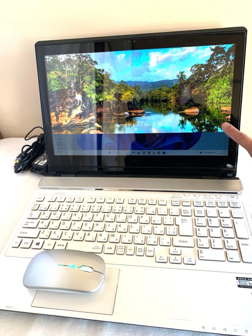 NECタッチパネルi7/16/新品SSD512 GBoffice2024