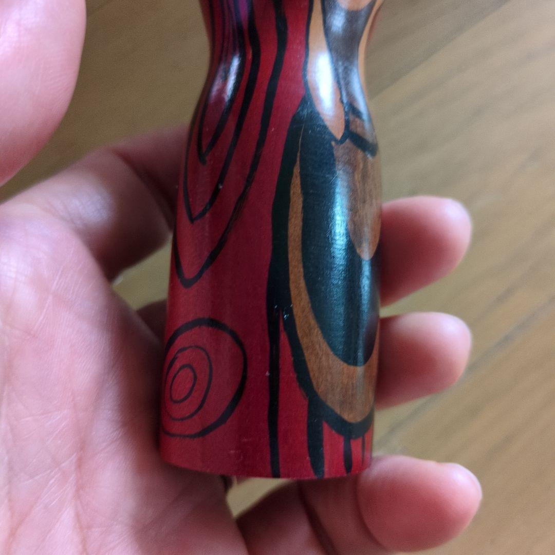 こけし/ムンクの叫び(大)/ムンク/高橋順子工人/中古品