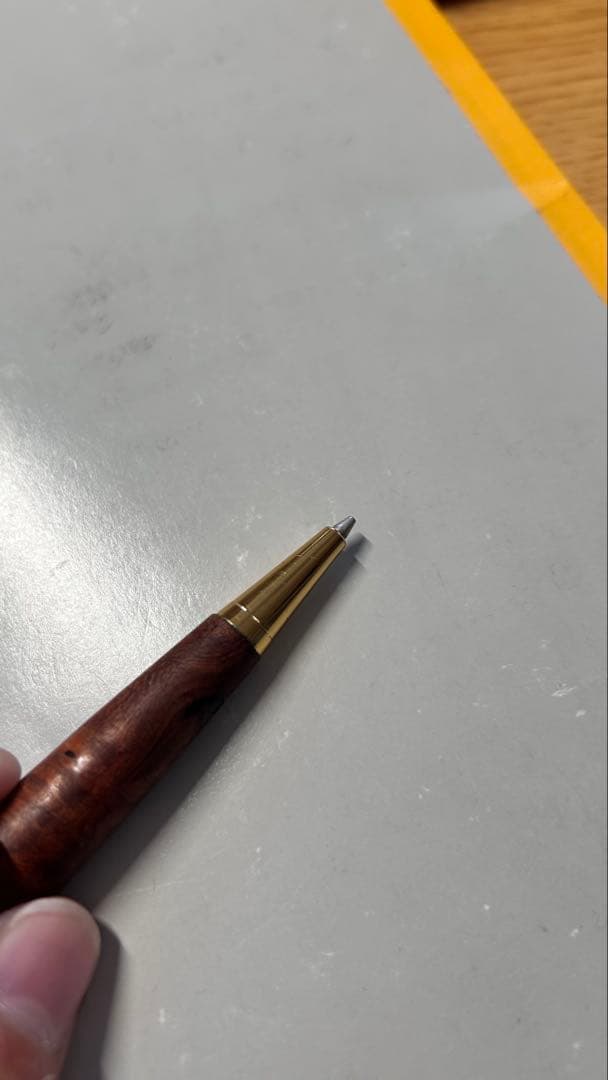 木製シャープペンシル　花梨瘤　0.7mm