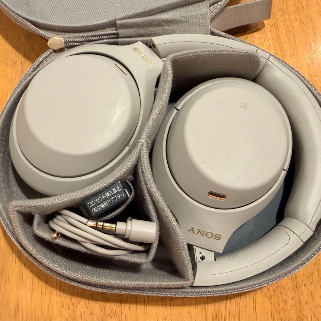 SONY WH-1000XM4 ワイヤレスヘッドホン プラチナシルバー