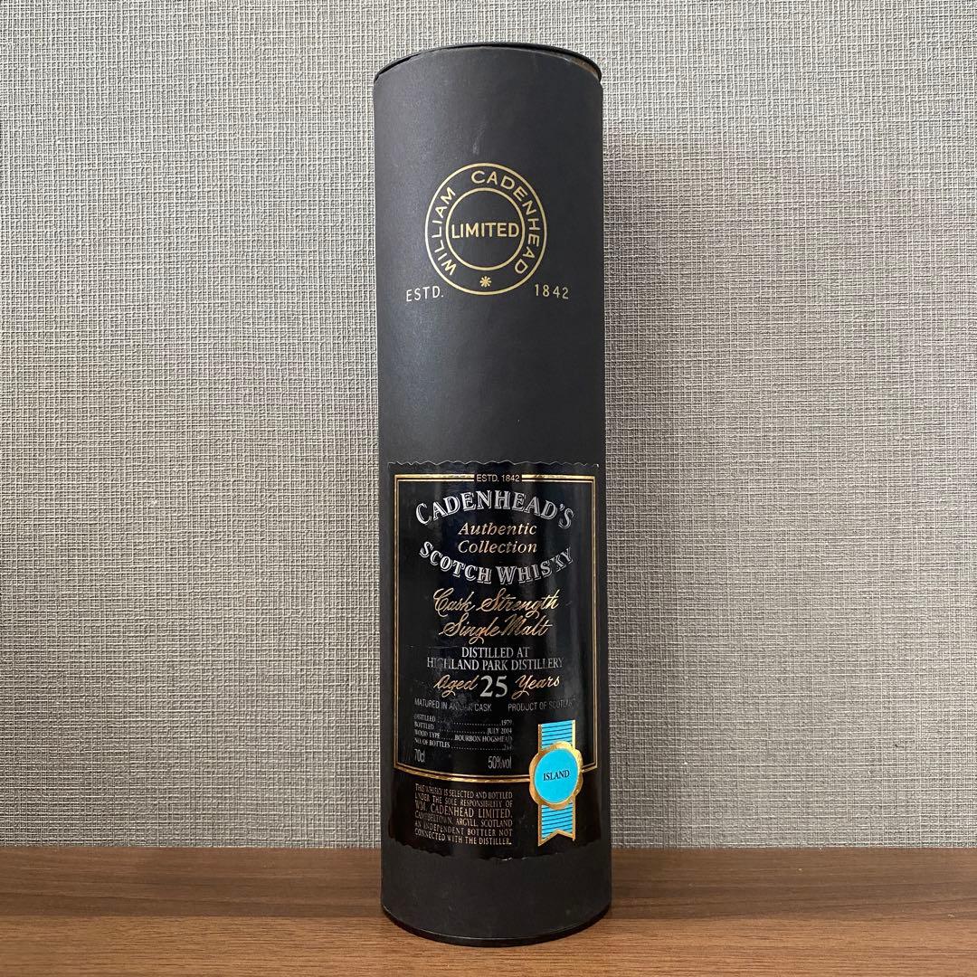【未開栓】Cadenhead's25年オーセンティックコレクション700ml