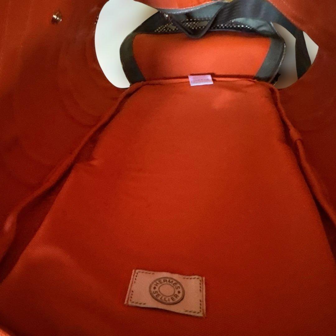 エルメスカーキ キャンバス地 ドックキャリーバッグ