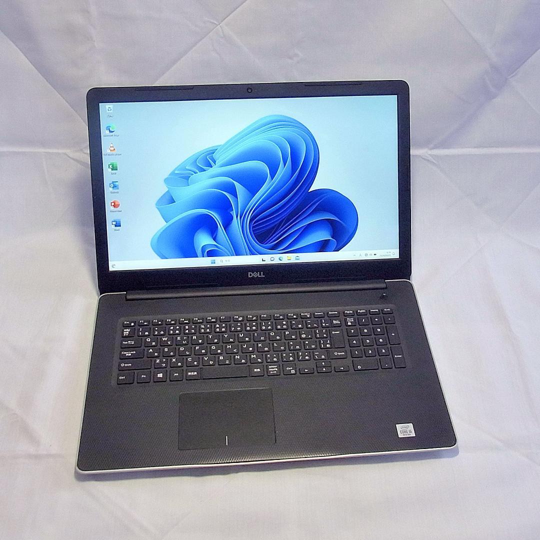 17型デルノートPC／第10世代／16GB／SSD／オフィス／Windows11