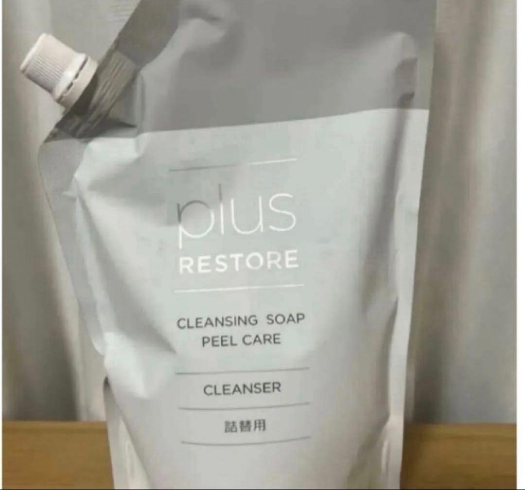 プラスリストア クレンジングソープ泡ピールケア 詰め替え500ml