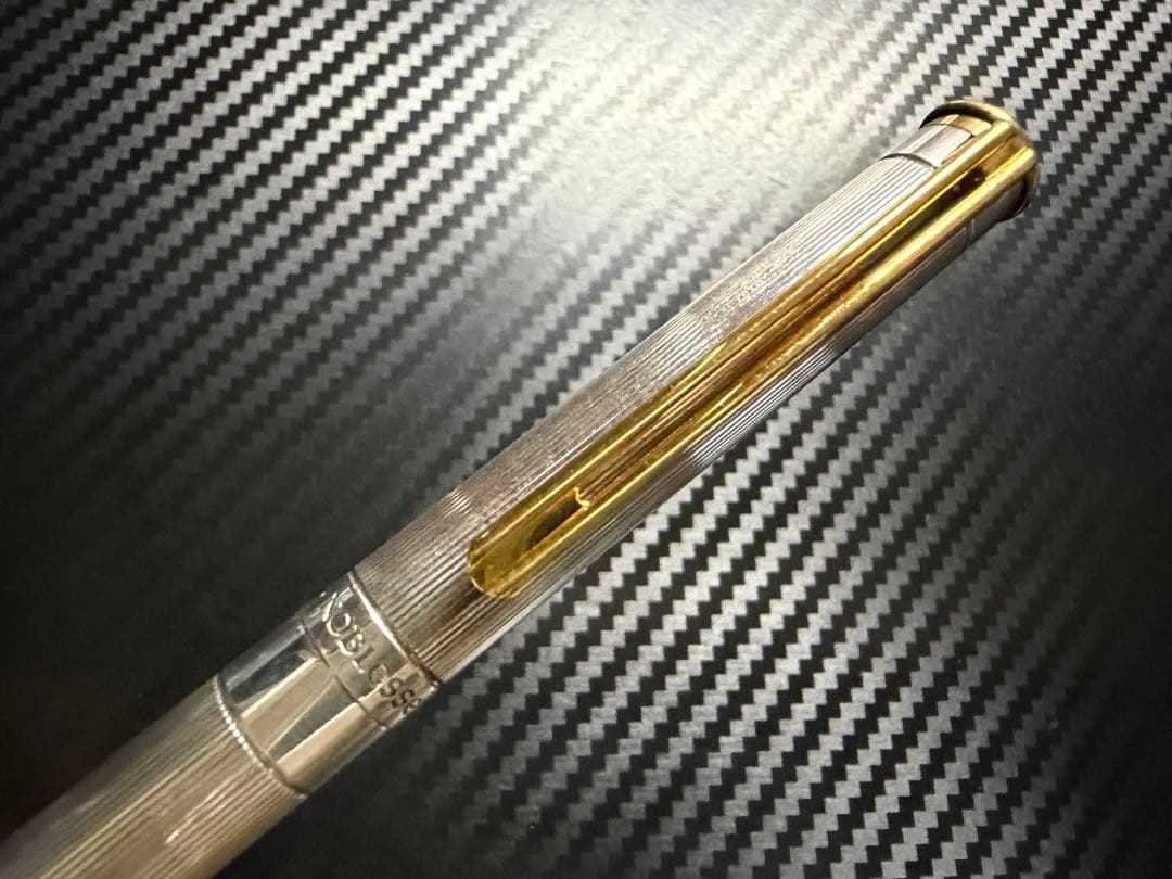 未使用に近い モンブラン ノブレス シルバー ローラーボール