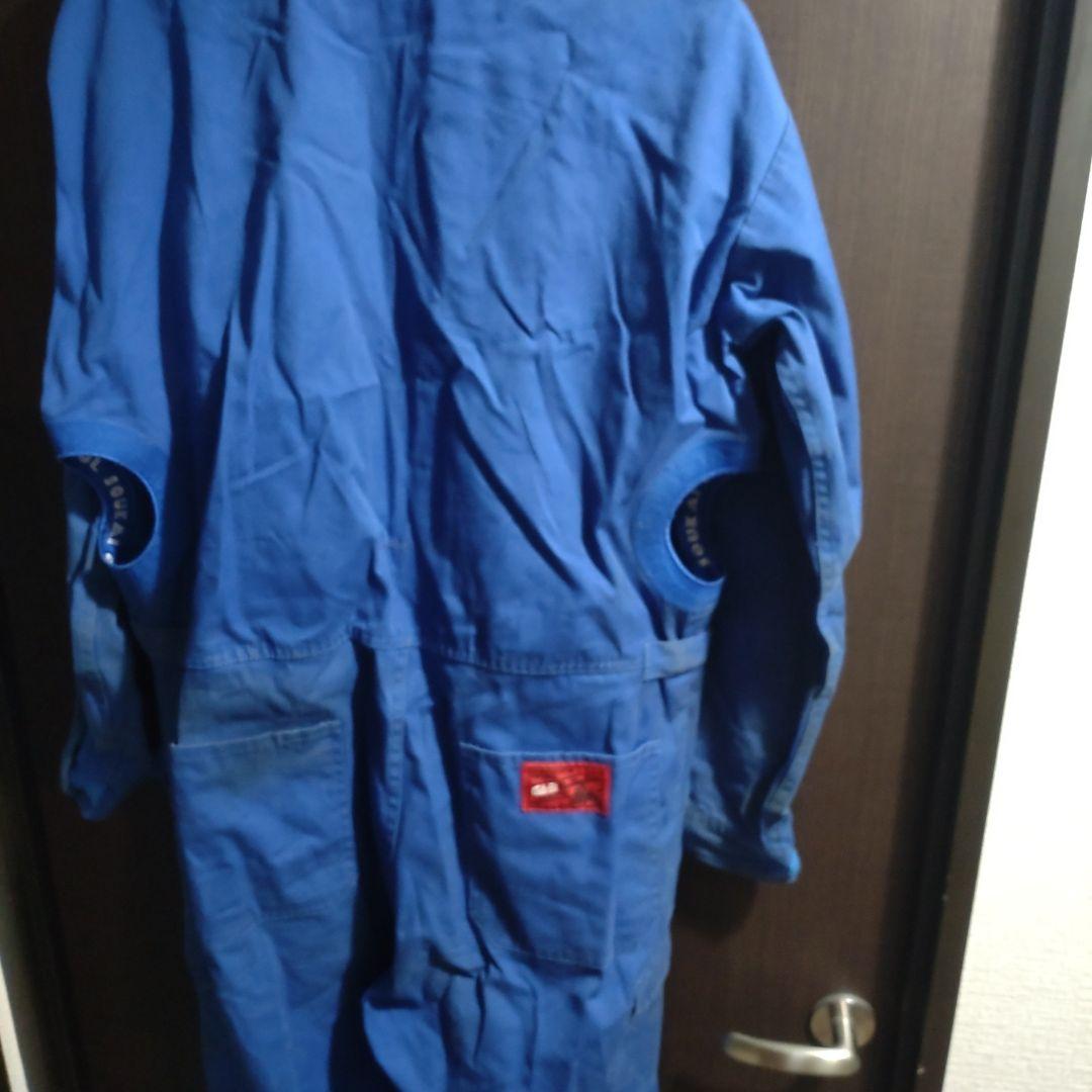 オートバイ空調服つなぎ　ワッペンDIY 3L2着セット　山田辰