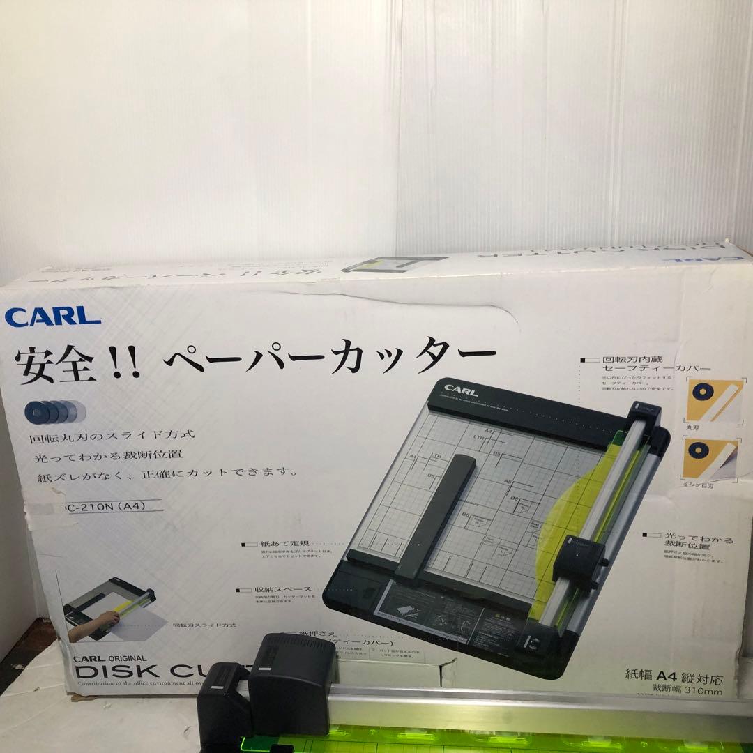 カール事務器 ディスクカッター裁断機 A4サイズ DC-210N ブラック