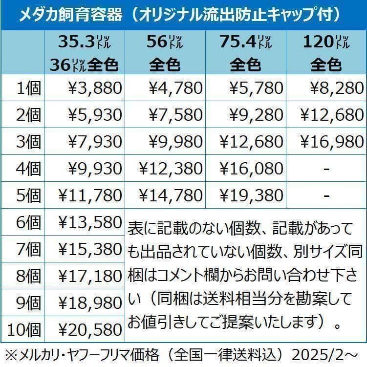 メダカ飼育ケース 56㍑x8個 白黒灰あり オーバーフロー加工済み 五色アクア