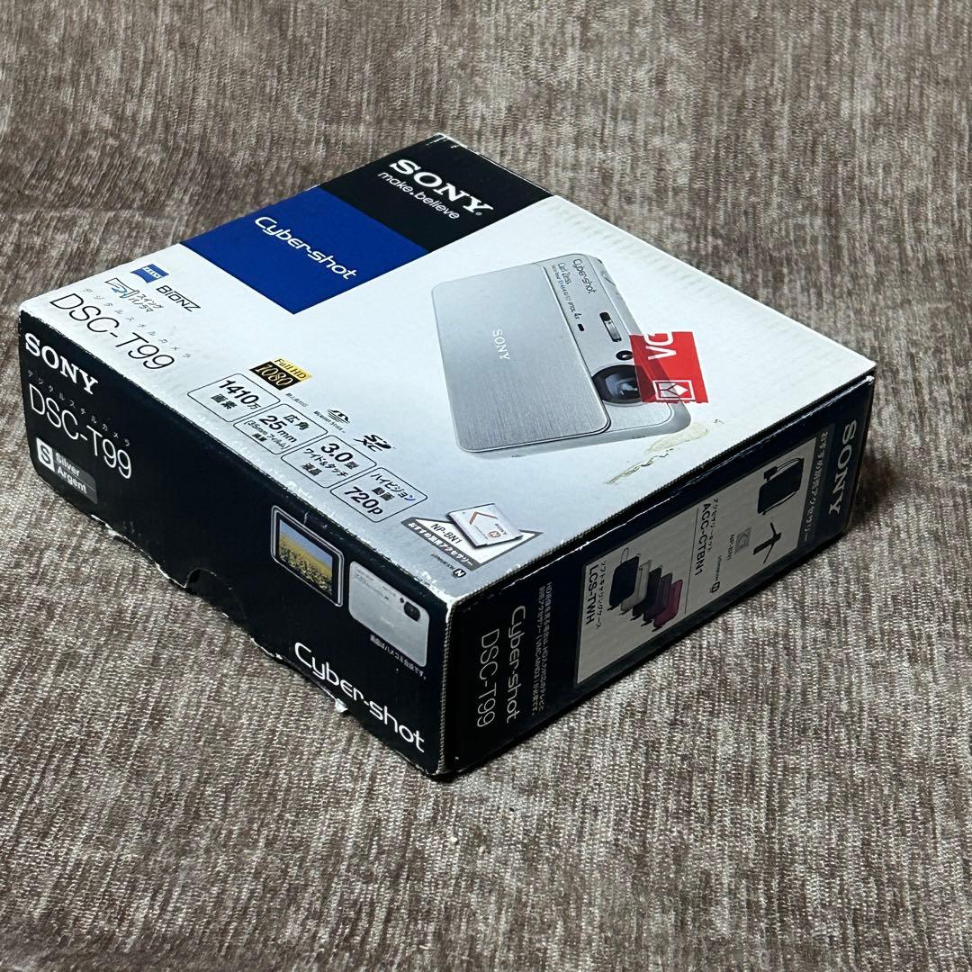 【稼働品　付属品付き】SONY Cyber-Shot DSC-T99 シルバー