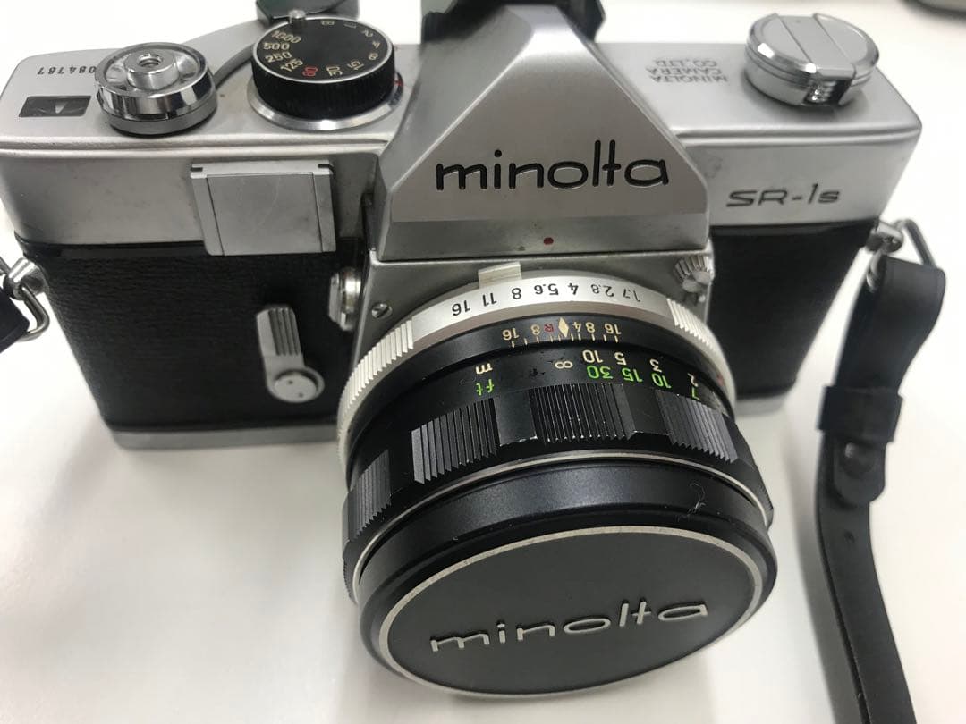 MINOLTA ミノルタ SR-1Sフィルム一眼レフカメラ カメラケース レンズ