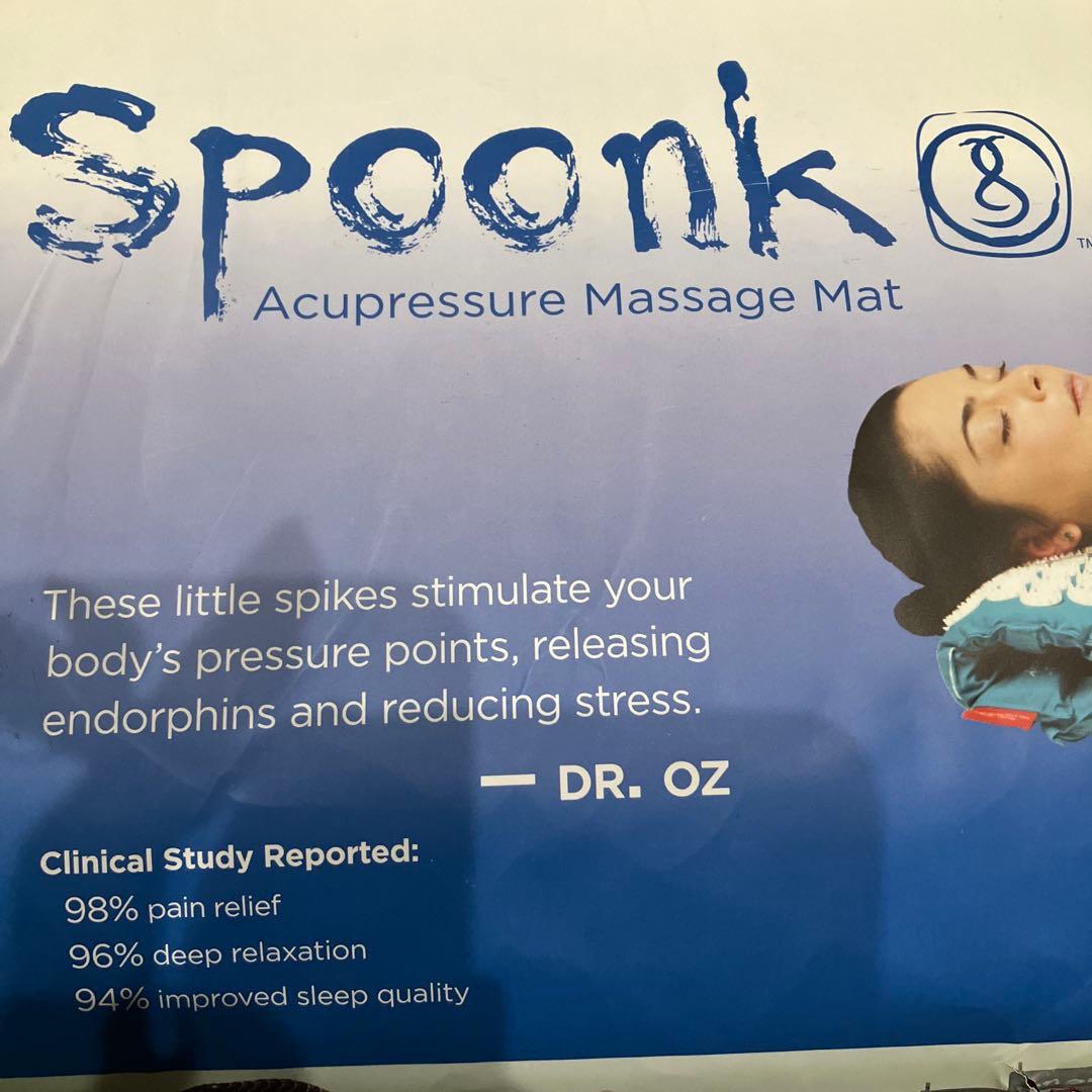 SPOONK スプーンク Lサイズ 指圧代用マット　レッド　赤