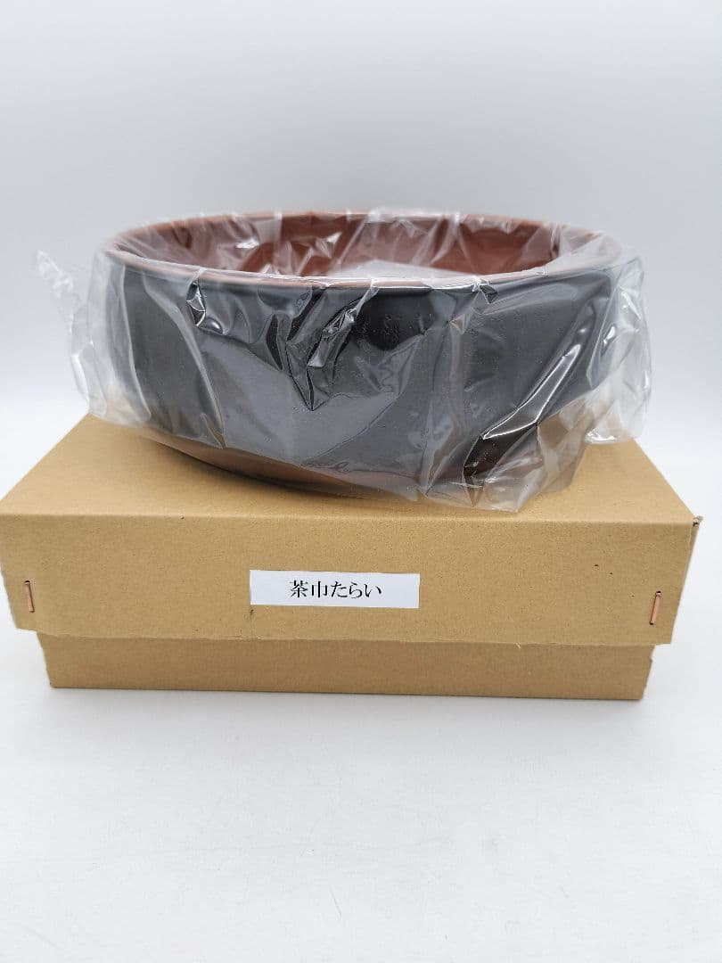 d066【新品・未使用】茶巾たらい 茶巾盥 紙箱 茶道具 水屋道具
