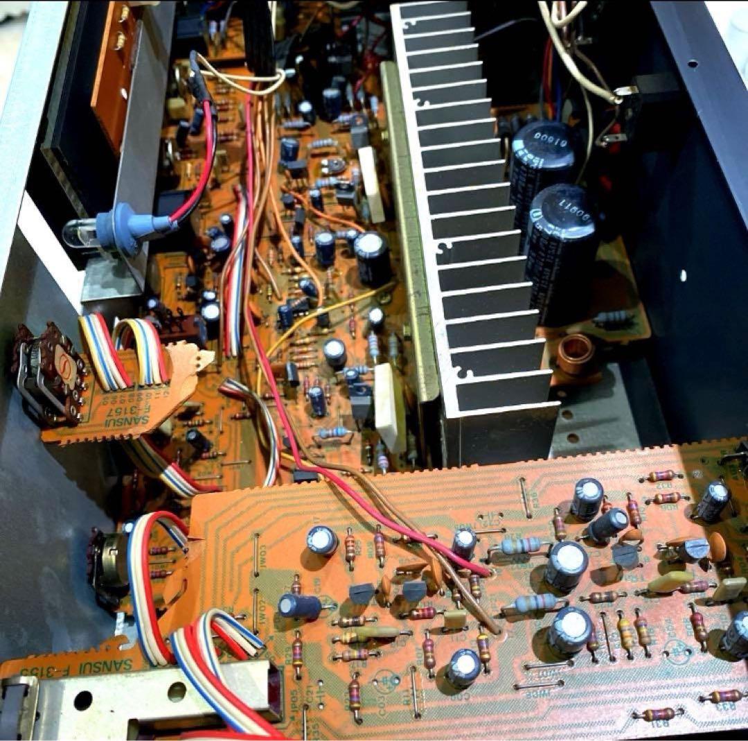 Sansui プリメインアンプ A-5000 サンスイ 動作品 パワーメーター