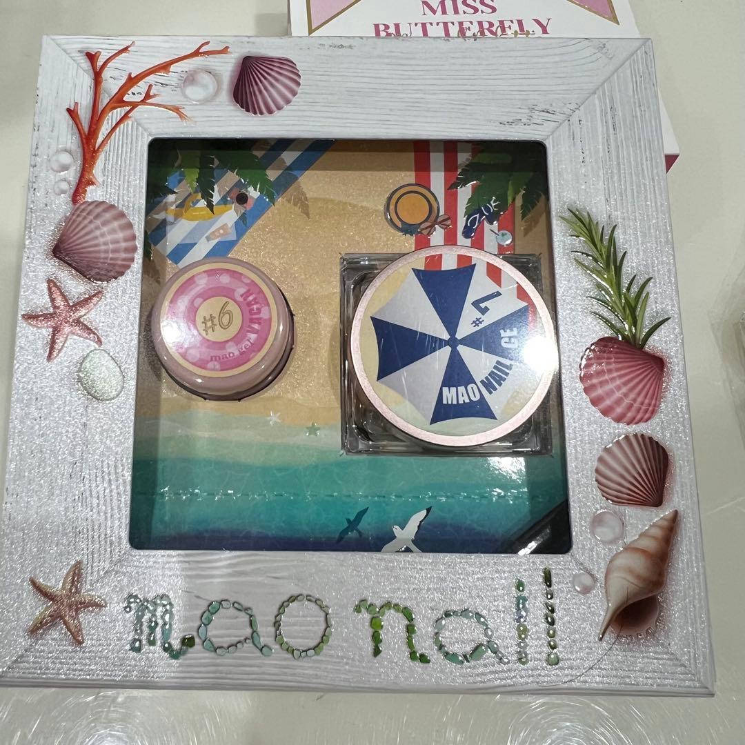 ①mao nail ジェルネイル 限定カラー多数　ドライフラワーマオジェル