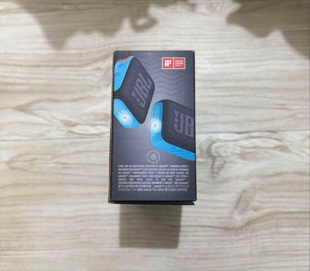 新品未開封　JBL GO4 ポータブル　ワイヤレススピーカー　防水　青