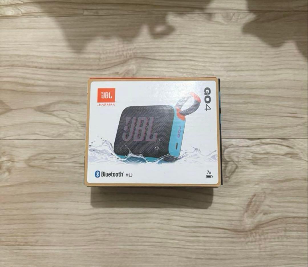 新品未開封　JBL GO4 ポータブル　ワイヤレススピーカー　防水　青