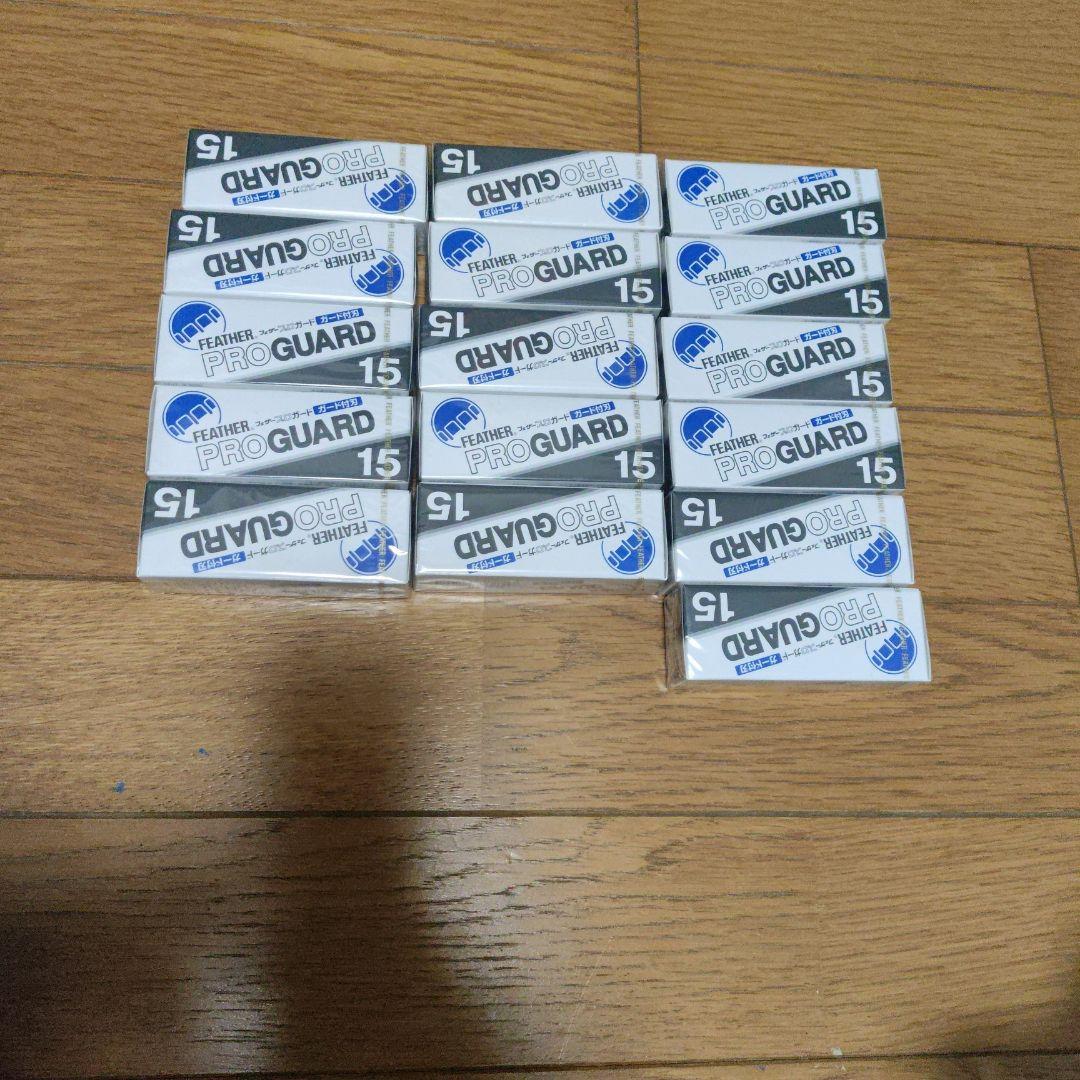 フェザー替刃 15枚入り × 15個 +WILKINSON2枚刃 5個入×23個