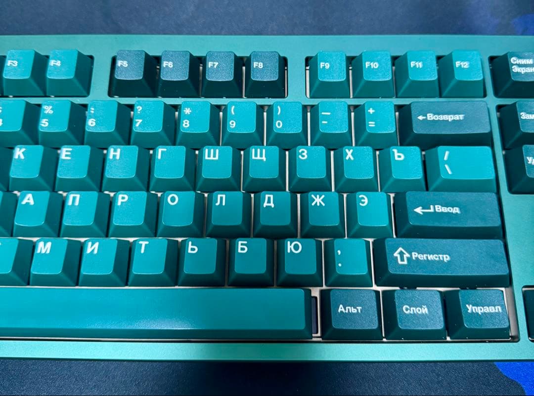 Keycult No1 TKL Green自作キーボード