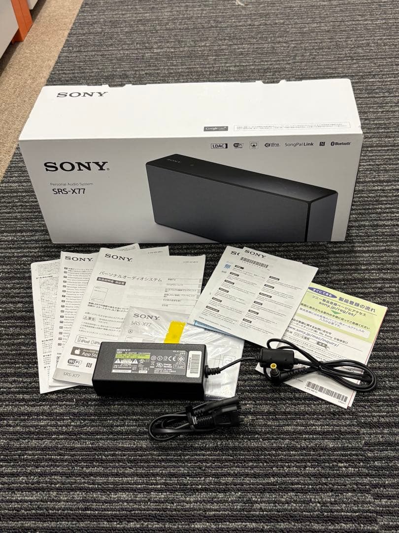 【極上品】ソニー SONY SRS-X77 LDAC スピーカー 生産終了 純正