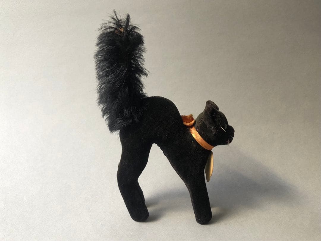 Steiff　猫のトムキャット　最小　黒猫