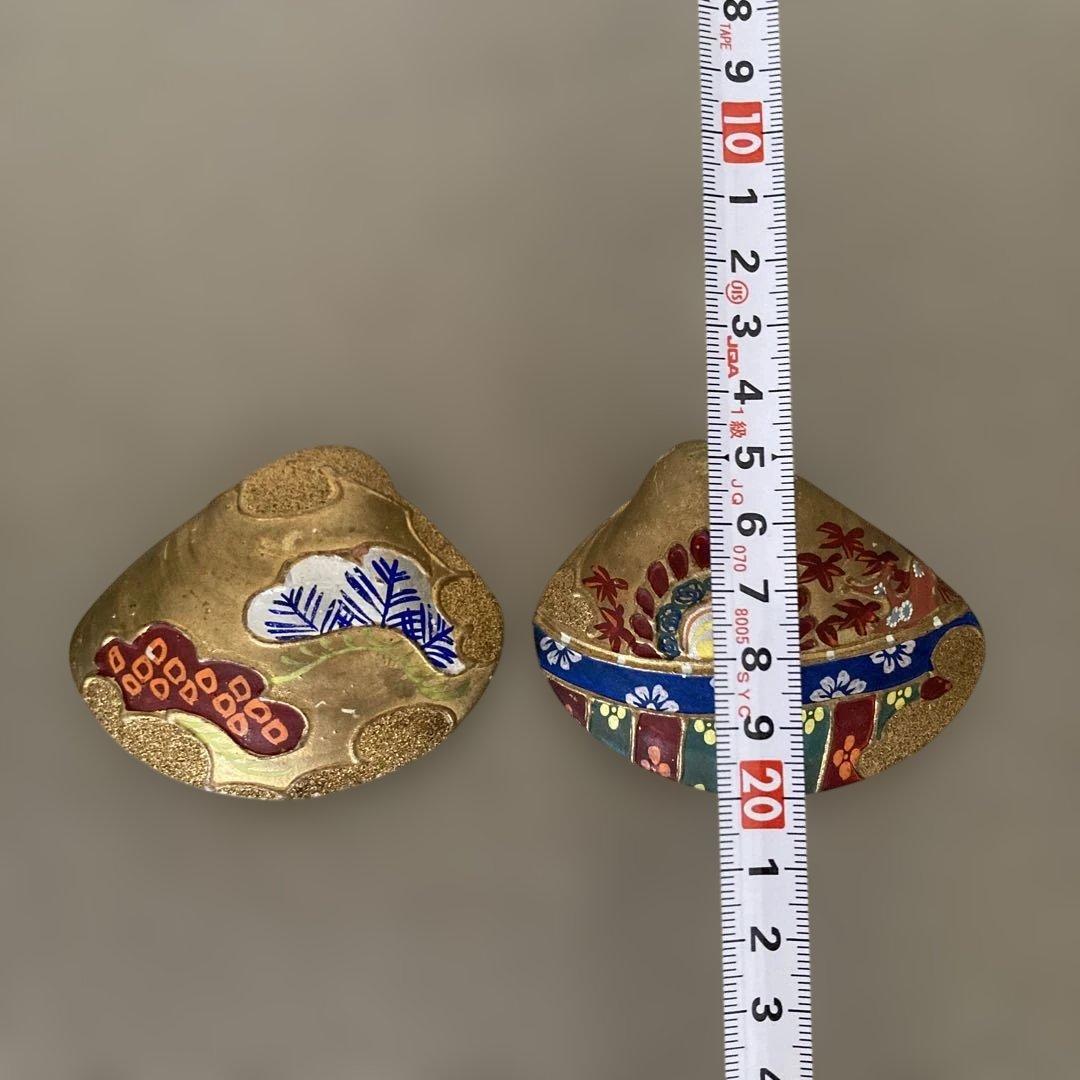 貝合わせ　美術　江戸時代　ひな祭り　本金塗り