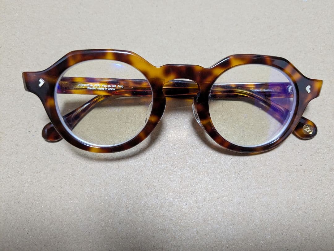 zoffメガネ　度入り　JOURNAL STANDARD relume