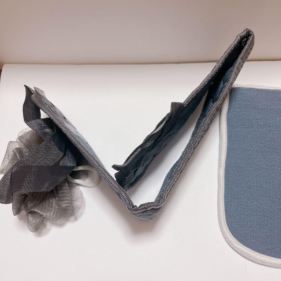 角質除去用バックスクラバー 角質除去グローブとスポンジパッドセット シャワー