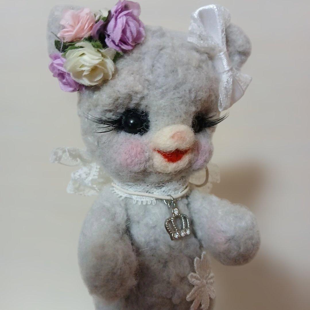 作家様　羊毛フェルト　ネコ　ぬいぐるみ