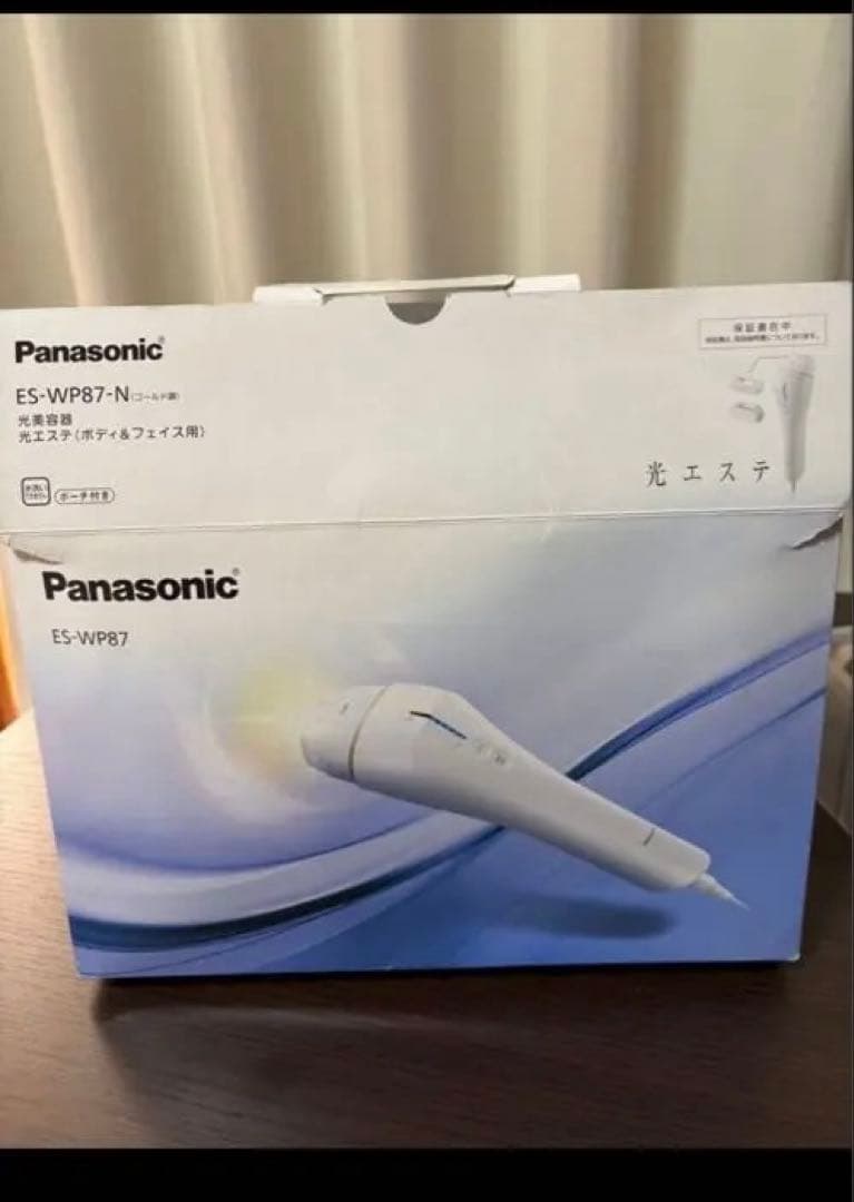 Panasonic 脱毛器 ES-WP87-Nホワイト