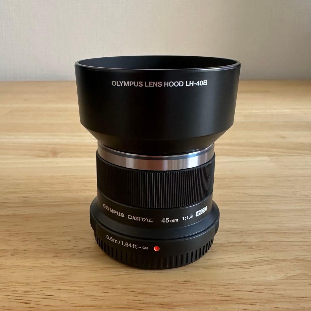 【美品】オリンパス M.ZUIKO DIGITAL 45mm F1.8 ブラック